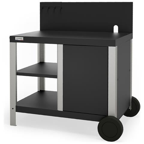 Carrello Allure Duo nero e acciaio Le Marquier - Outdoor Privé