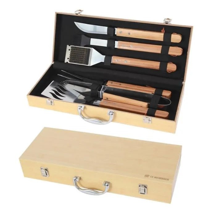 Valigietta 6 Utensili in bambù Le Marquier - Outdoor Privé