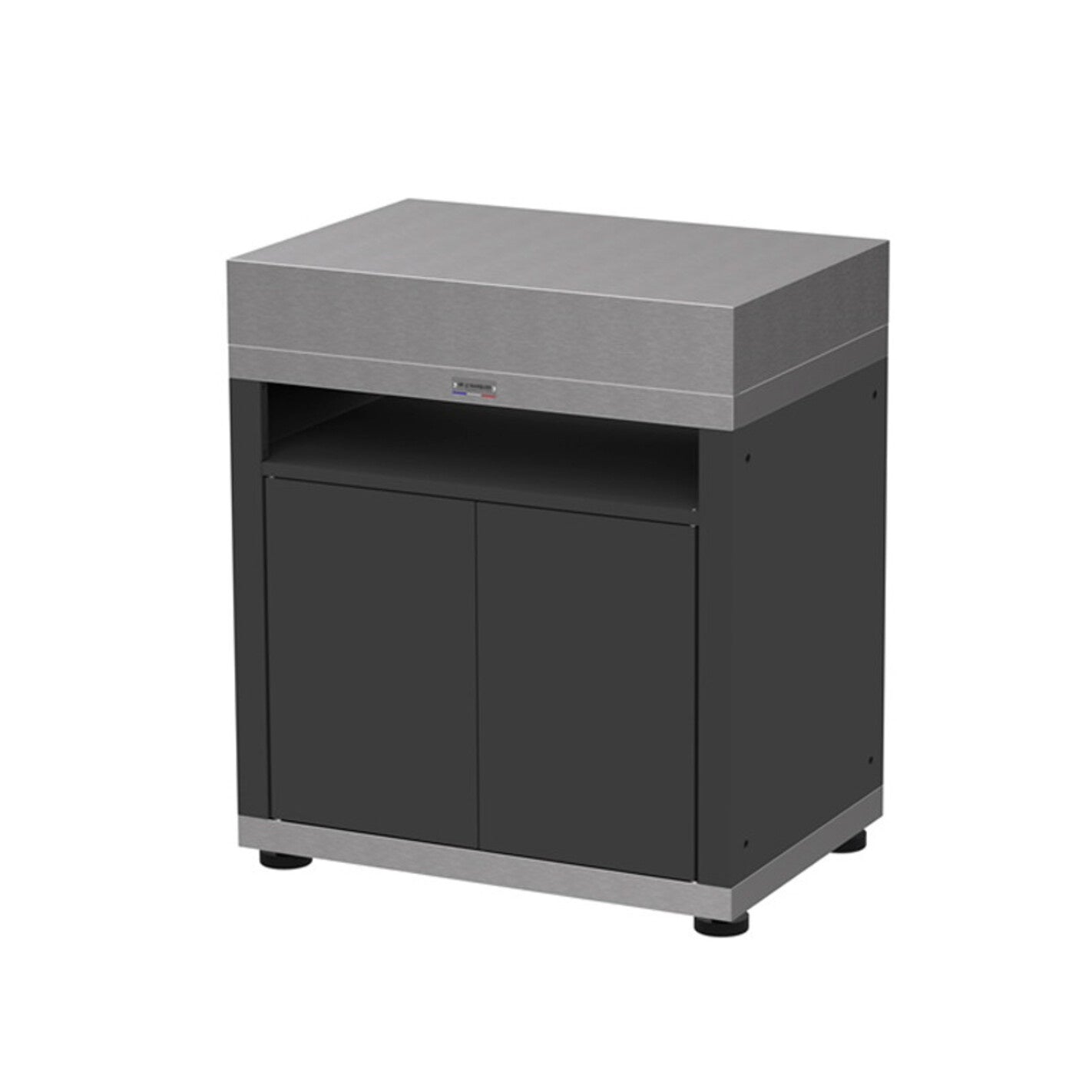 Mobile Piano di lavoro finitura Acciaio inox Le Marquier - Outdoor Privé