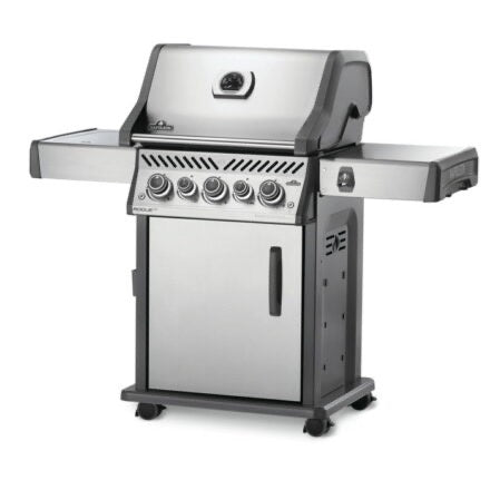 Barbecue a gas Napoleon Rogue RSE425 RSIB – 3 bruciatori, girarrosto incluso e infrarossi laterali - Outdoor Privé