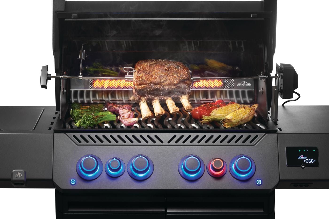 Barbecue a gas Napoleon Phantom P500 – 4 bruciatori, infrarosso laterale e posteriore - Outdoor Privé