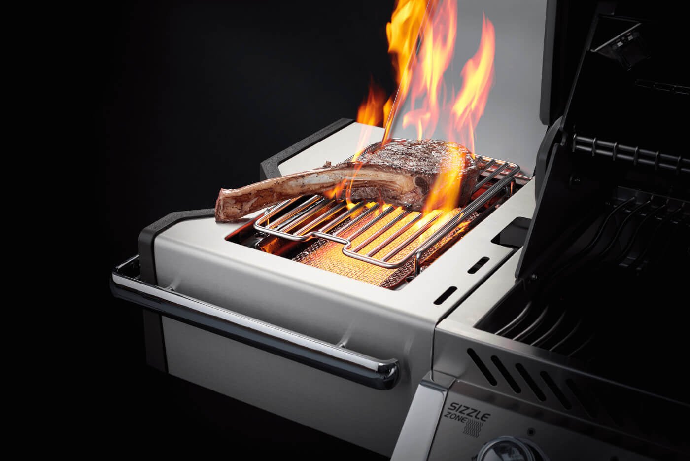 Barbecue a gas Napoleon Prestige PRO 665 RSIB – 5 bruciatori, infrarossi e girarrosto - Outdoor Privé