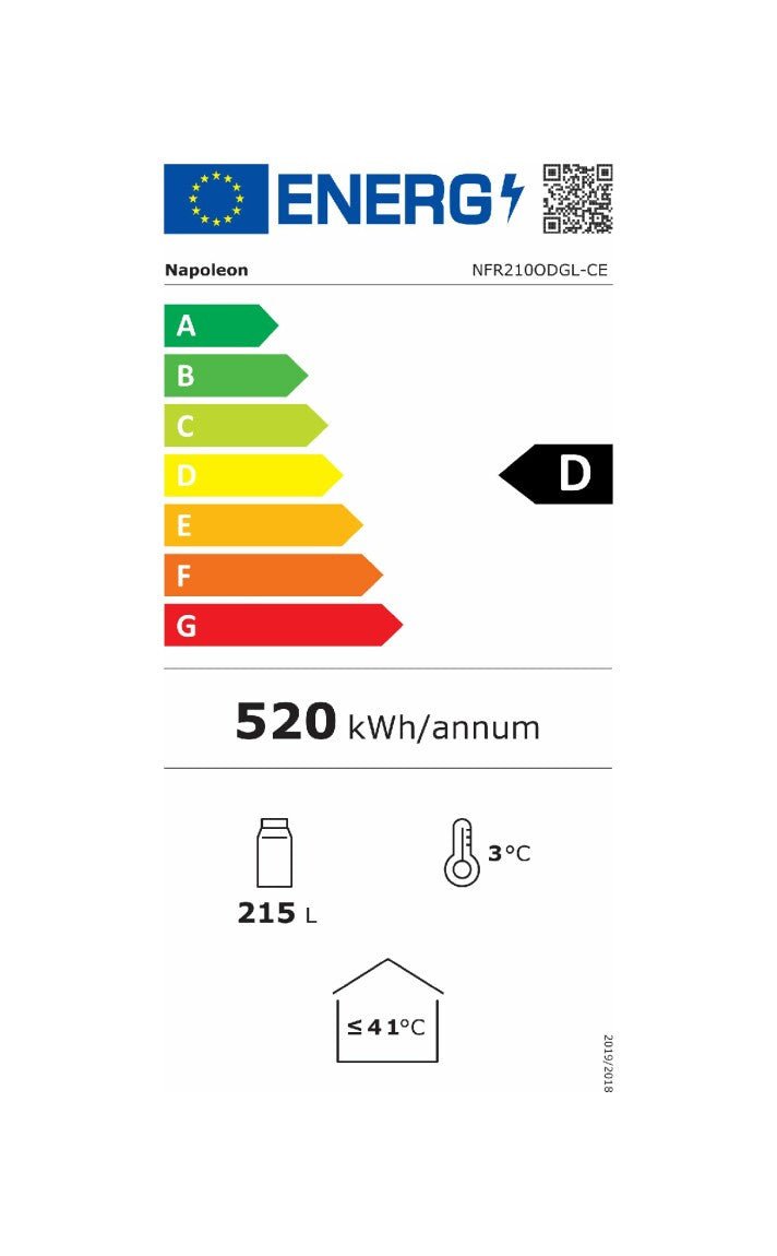 Frigo da esterno anta doppia Oasis NFR210 Napoleon - Outdoor Privé