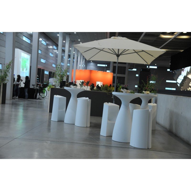 Sgabello Kalispera Alto da Giardino 40x82 cm in Resina Arkema - Outdoor Privé