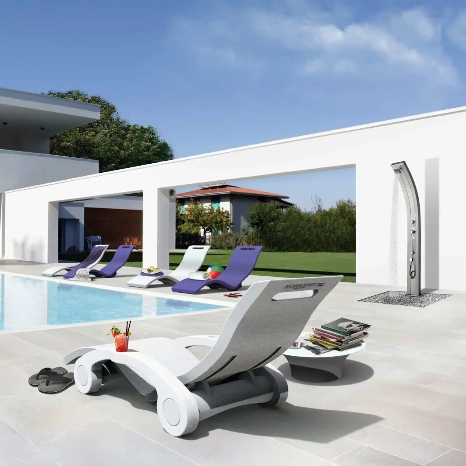 Lettino prendisole Arkema Serendipity Chaise FLOATING S130 - Outdoor Privé