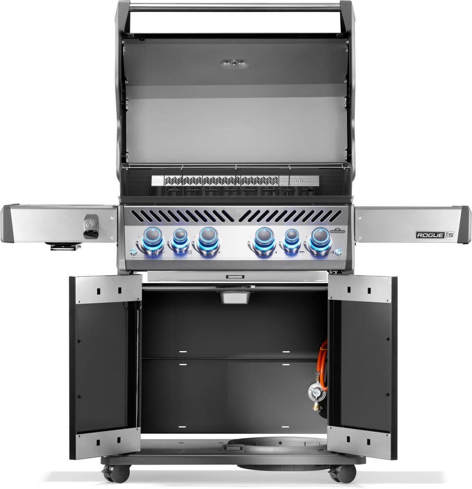 Barbecue a gas Napoleon Rogue PRO RPS525RSIBPK – 6 bruciatori, SIZZLE ZONE™ e infrarosso posteriore - Outdoor Privé