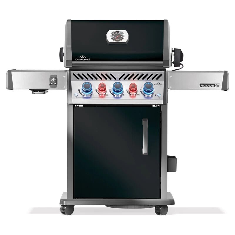 Barbecue a gas Napoleon Rogue PRO RPS425RSIBPK – 4 bruciatori, SIZZLE ZONE™ infrarosso posteriore e girarrosto incluso