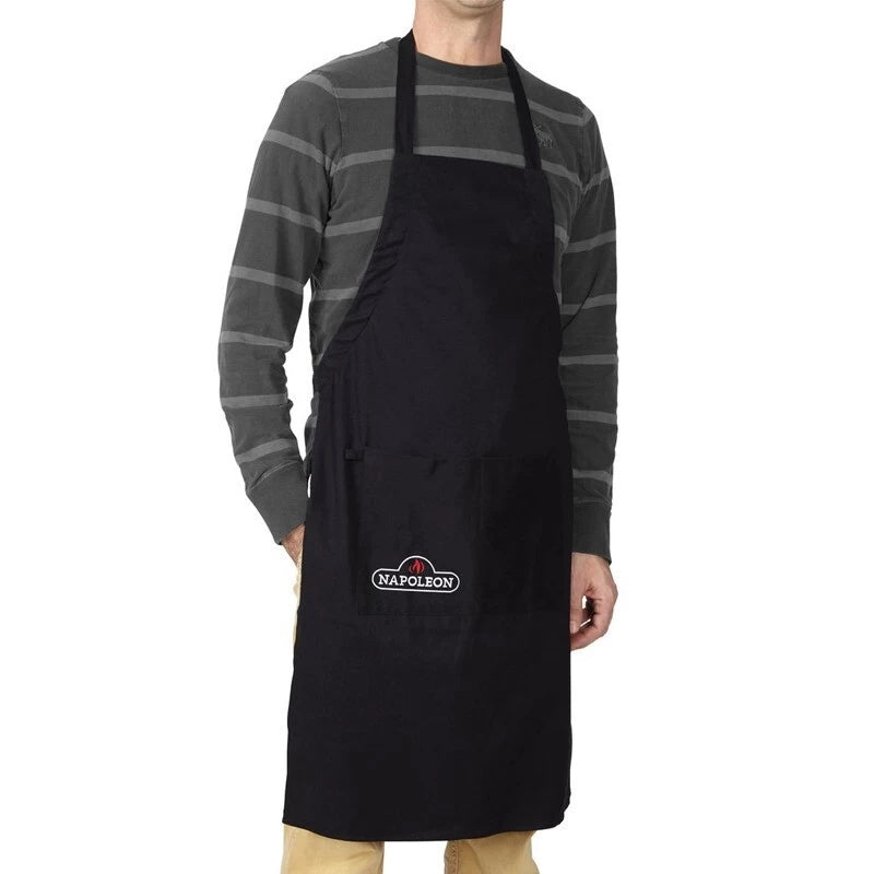 GREMBIULE IN COTONE NERO NAPOLEON - Outdoor Privé