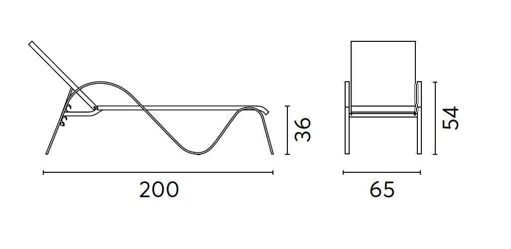 LETTINO PRENDISOLE ARRECIFE IN ALLUMINIO - Outdoor Privé