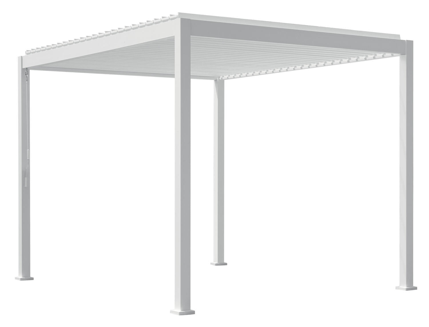 PERGOLA ALLUMINIO ARIZONA 3X3 MT. CON LAMELLE ORIENTABILI - Outdoor Privé