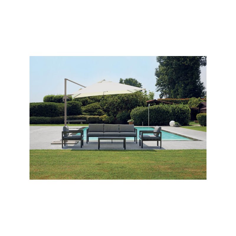 OMBRELLONE CALIFORNIA IN ALLUMINIO 3X3 MT. - Outdoor Privé