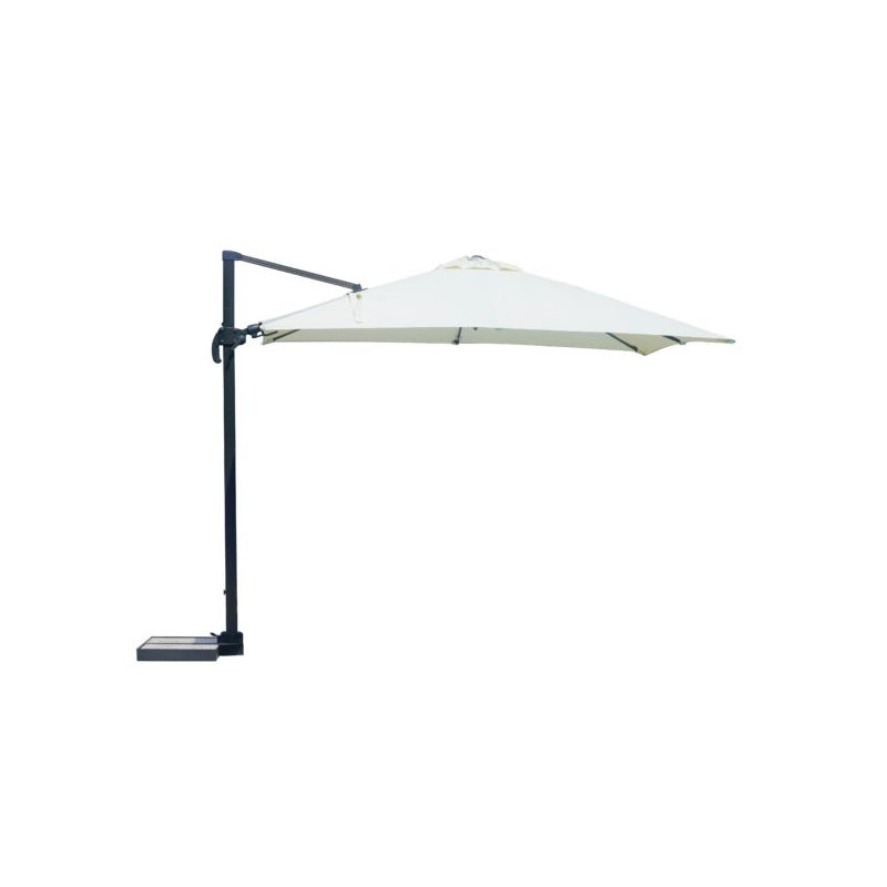 OMBRELLONE CALIFORNIA 3X3 MT. CON TILT BASCULANTE IN ALLUMINIO ANTRACITE - Outdoor Privé