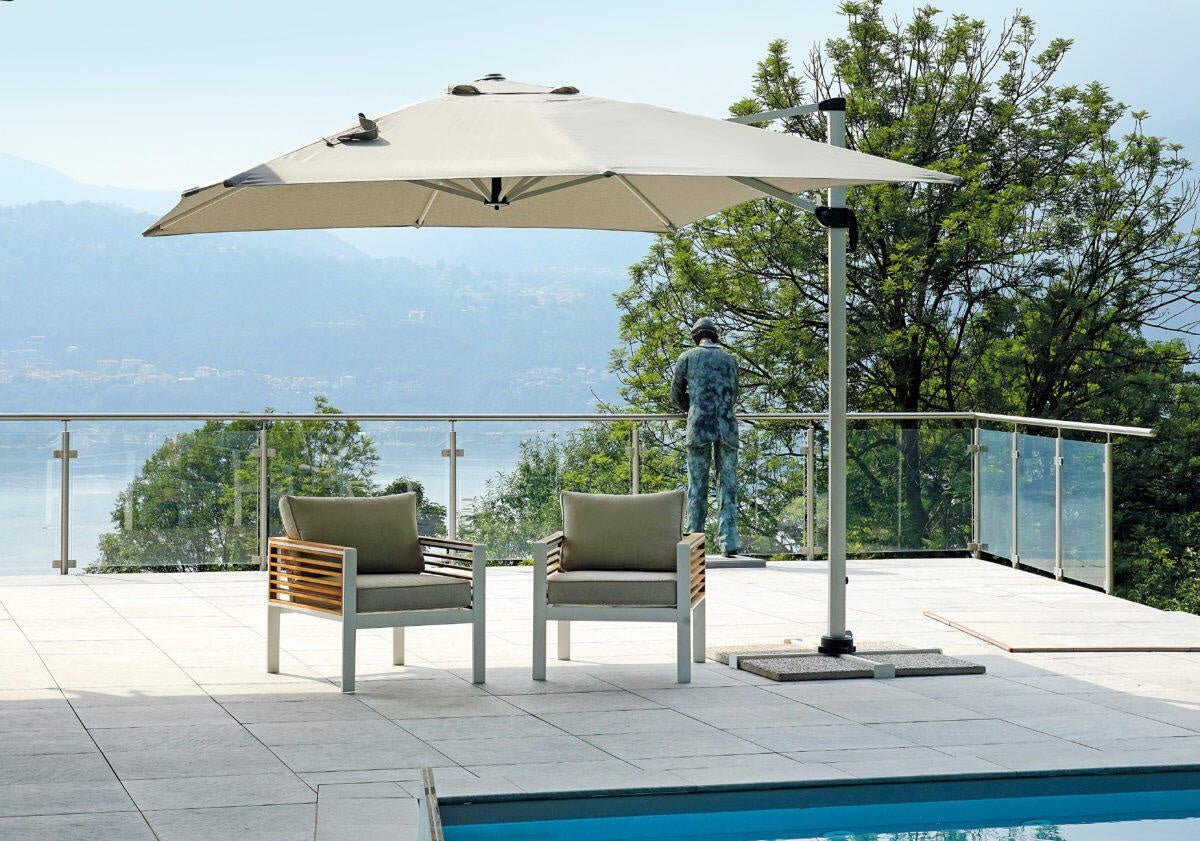 OMBRELLONE CALIFORNIA 3 x 3 mt. SPUNCRYLIC - Outdoor Privé