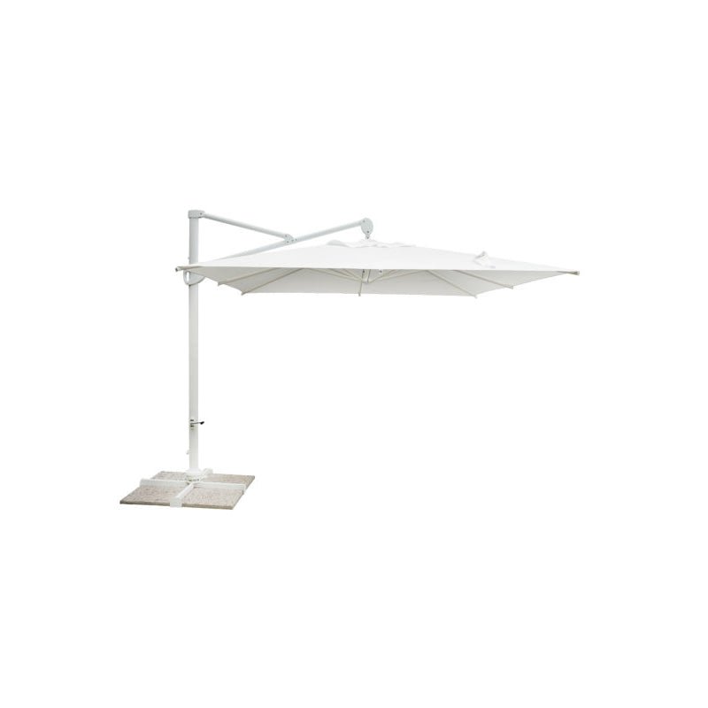 Ombrellone da giardino quadrato 3x3mt Contract ruotabile 360 gradi - Outdoor Privé