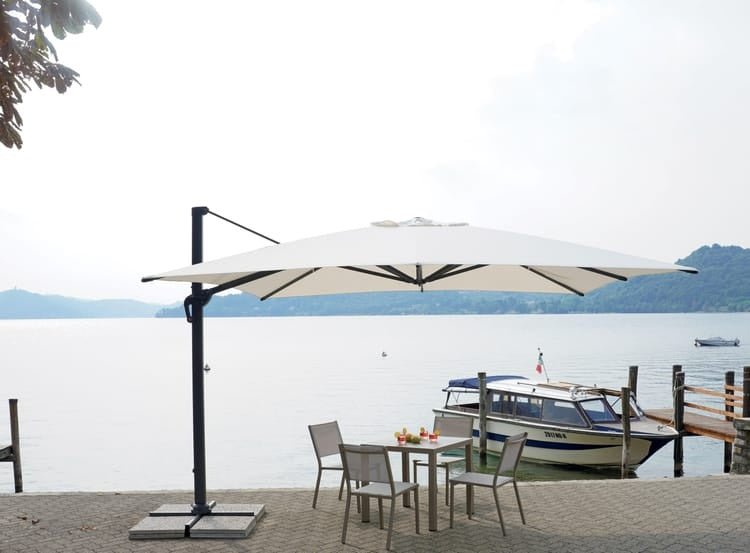 OMBRELLONE DECENTRATO QUADRATO 4 x 4 mt. - Outdoor Privé