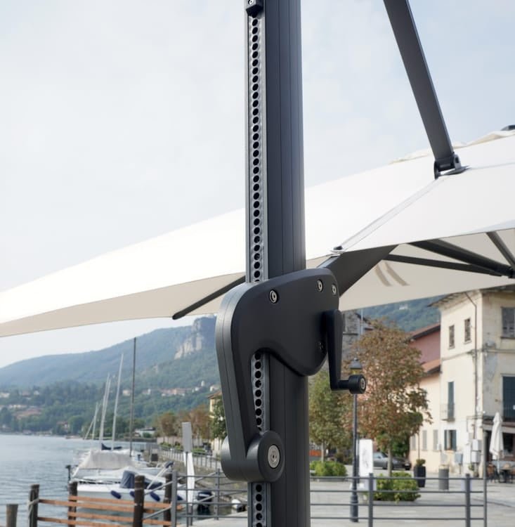 OMBRELLONE DECENTRATO QUADRATO 4 x 4 mt. - Outdoor Privé