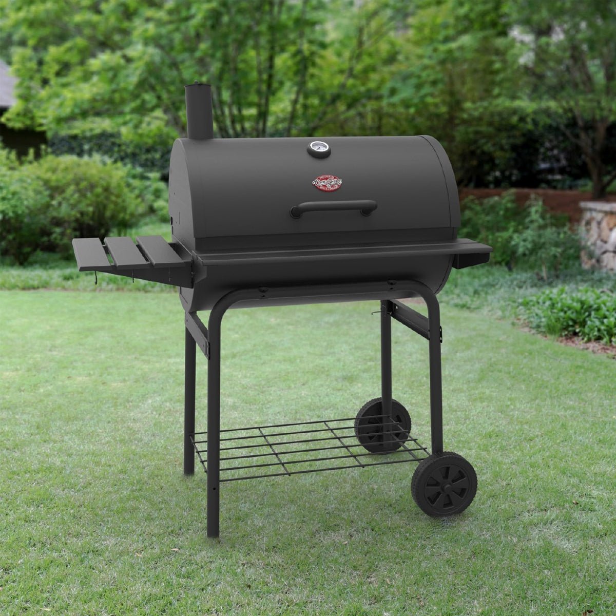 Barbecue carbone PRO DELUXE® CHARCOAL BARREL GRILL CHAR - GRILLER - Outdoor Privé