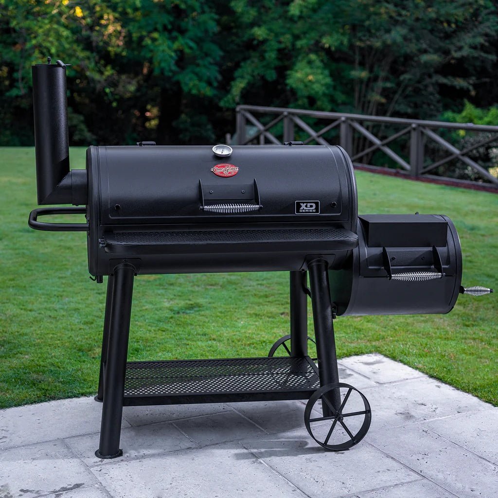 AFFUMICATORE E GRIGLIA CARBONELLA GRAND CHAMP OFFSET CHAR - GRILLER - Outdoor Privé