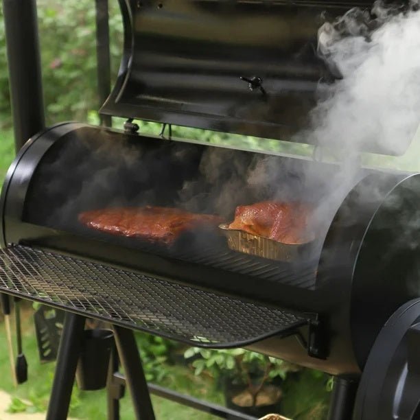 AFFUMICATORE E GRIGLIA CARBONELLA GRAND CHAMP OFFSET CHAR - GRILLER - Outdoor Privé