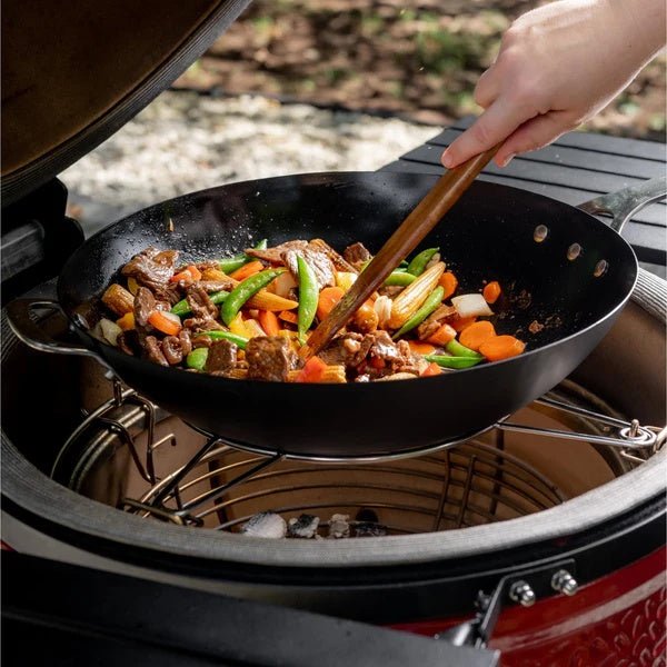 Pentola wok in acciaio al carbonio Kamado Joe - Outdoor Privé