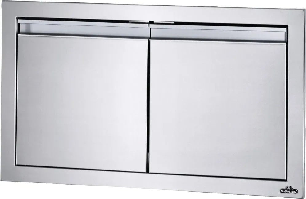 Mobile da incasso per cucina con Anta doppia in acciaio inox Napoleon - Outdoor Privé