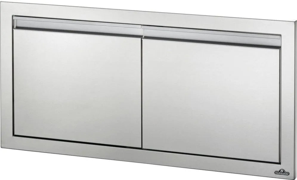 Mobile da incasso per cucina con Anta doppia in acciaio inox grande Napoleon - Outdoor Privé