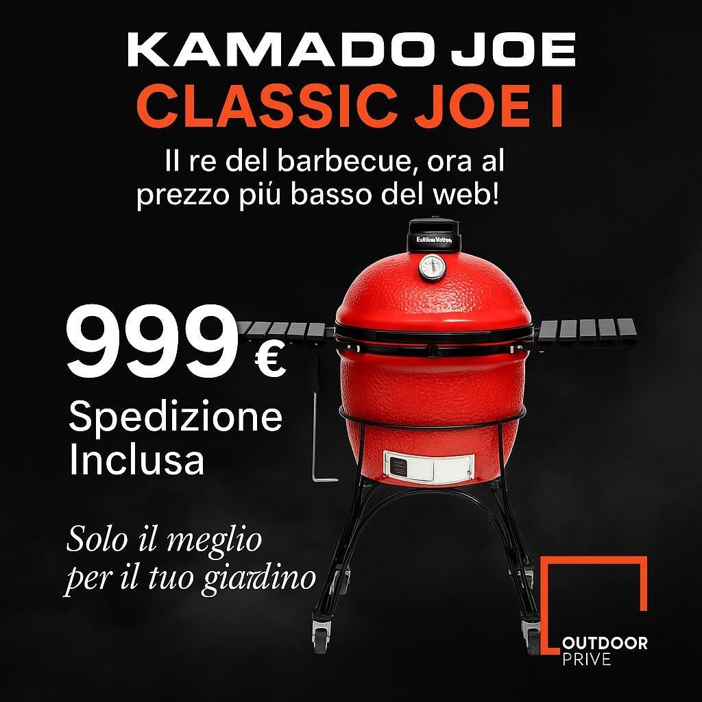 Barbecue a carbone Kamado Joe Classic Joe I – 18" - Outdoor Privé