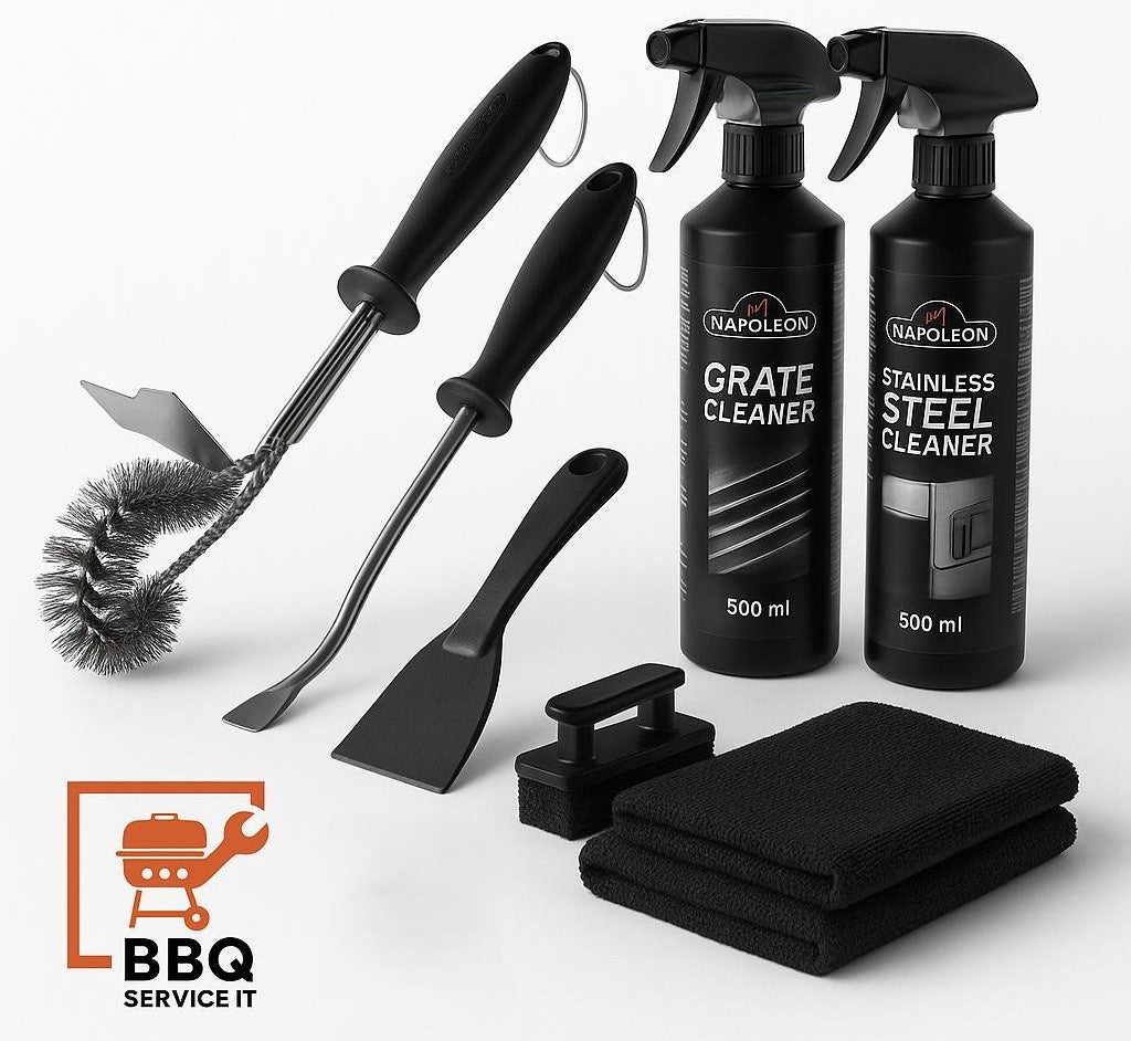 Kit pulizia griglie in acciaio inox Napoleon PRO – 5 pezzi - Outdoor Privé
