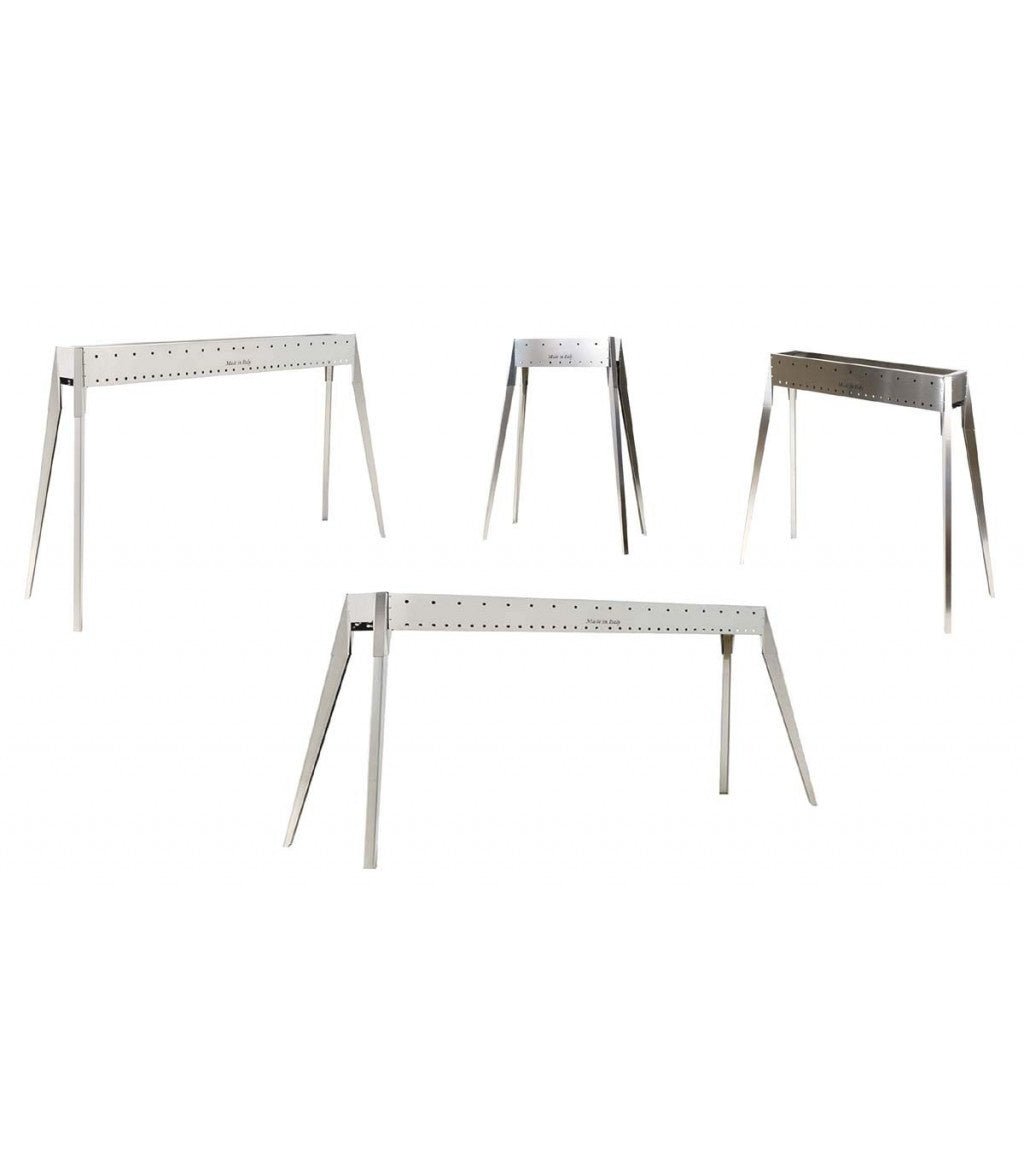 Cuoci arrosticini e spiedini Lisa Cucine Inox professionale a carbone Miami - Outdoor Privé