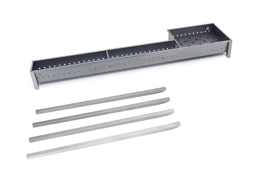 Cuoci Arrosticini e Barbecue a Carbone Lisa Cucine 140 cm Torino Grill 100+40 - Outdoor Privé