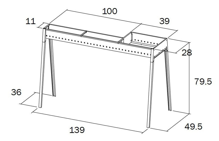 Cuoci Arrosticini e Barbecue a Carbone Lisa Cucine 140 cm Torino Grill 100+40 - Outdoor Privé