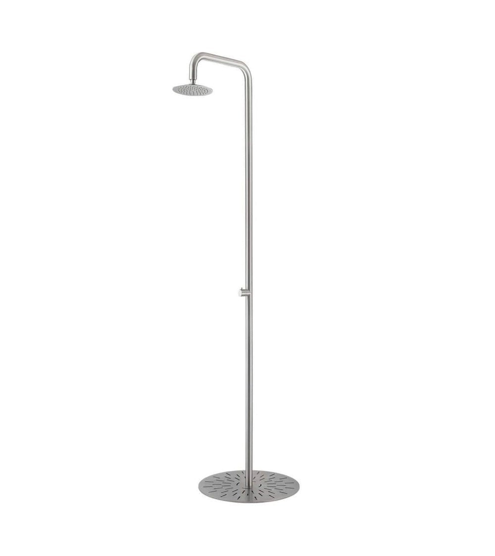 Doccia esterna Sined Simius Inox – 230 cm, acciaio AISI 316L, solo acqua fredda - Outdoor Privé