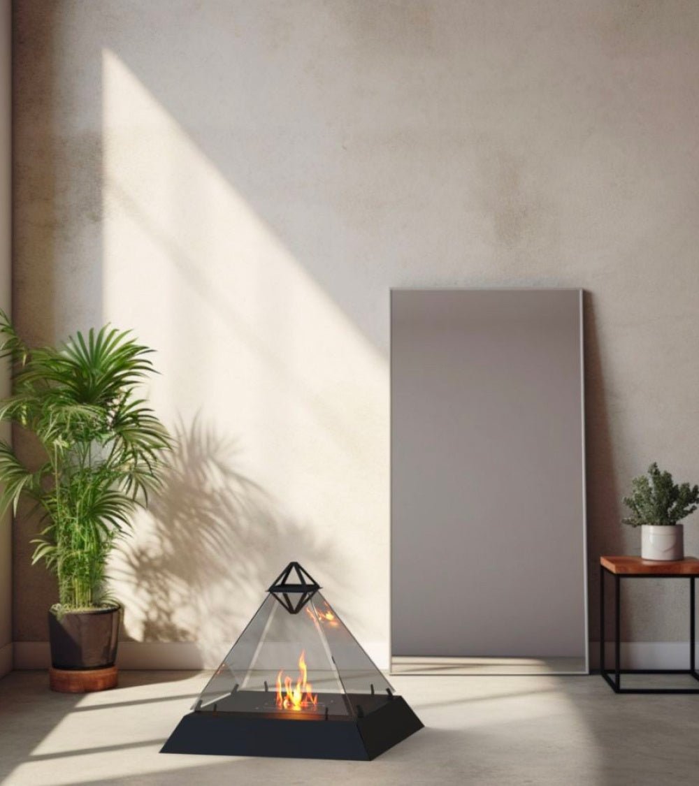 Biocamino da appoggio Louvre Biokamino - Outdoor Privé