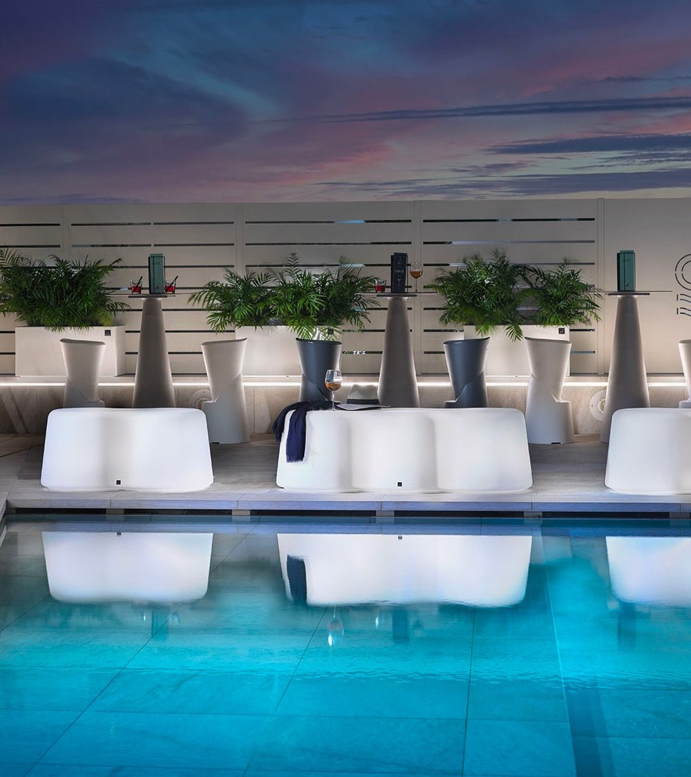 Panca Peanuts con Luce LED Lyxo - Outdoor Privé