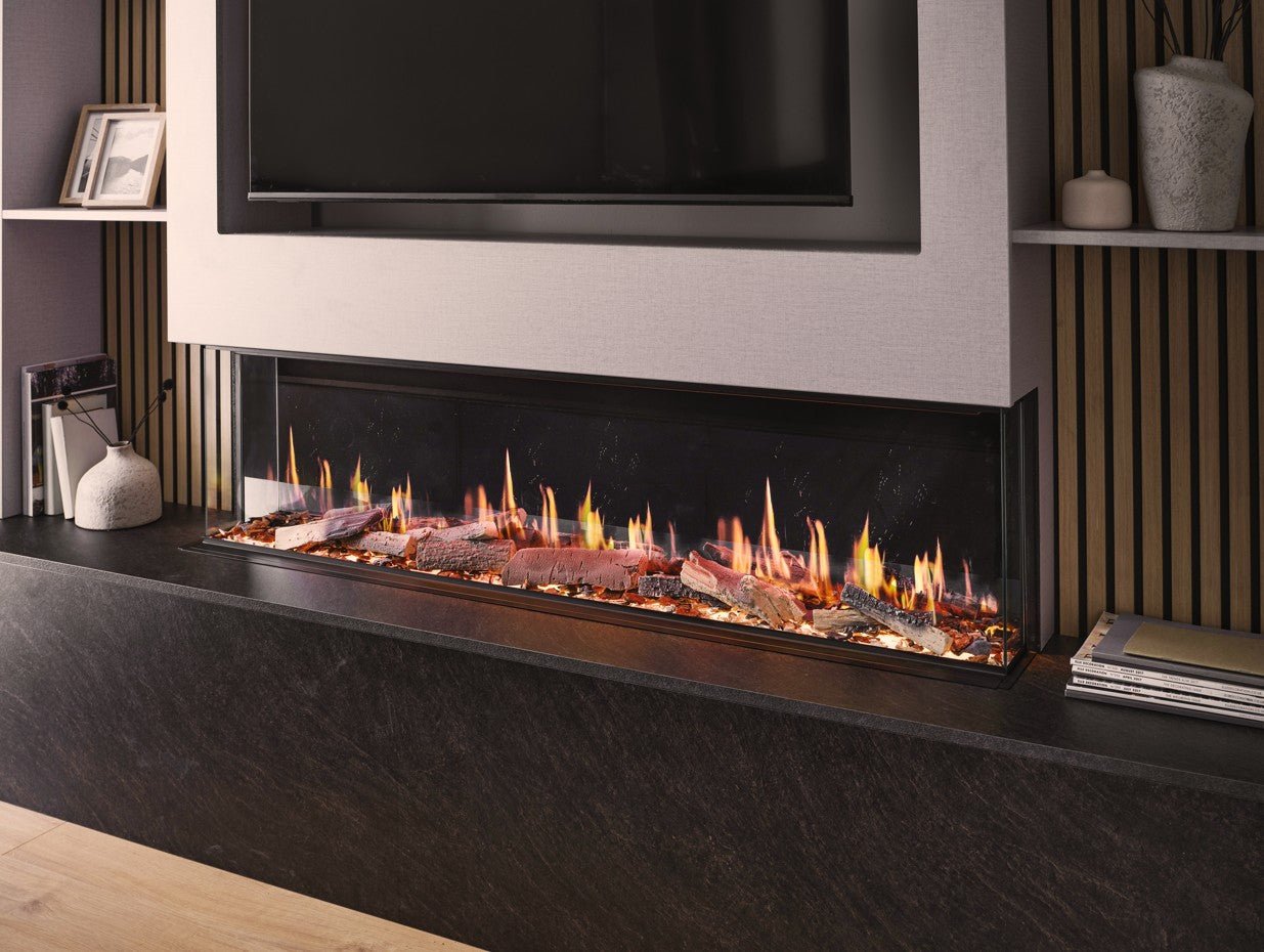 Caminetto elettrico MaisonFire Ardelis – trifacciale 152,5×53×24 cm - Outdoor Privé