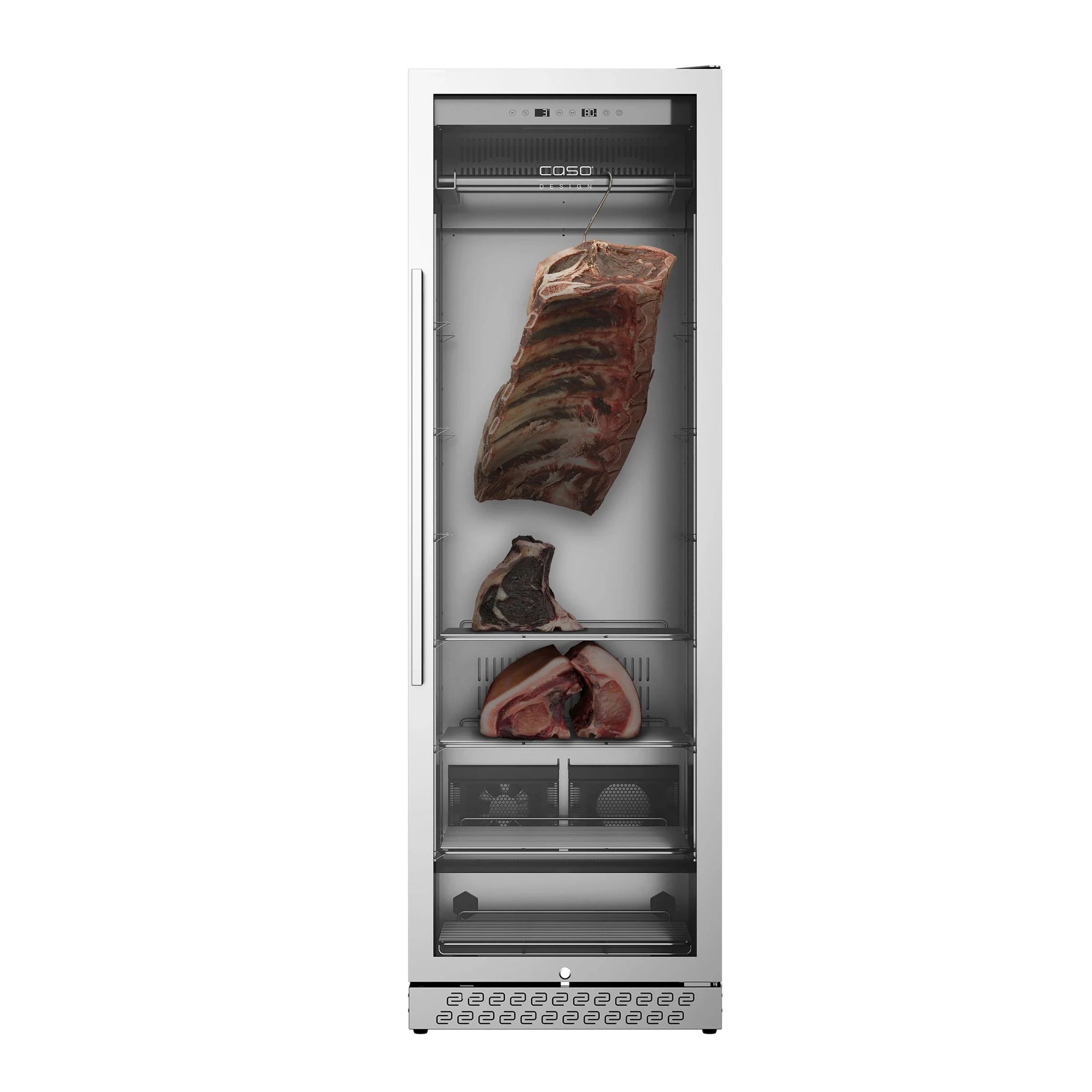 Frigorifero per Dry Aging CASO Design DryAged Master 380 Pro – 380 L in acciaio - Outdoor Privé