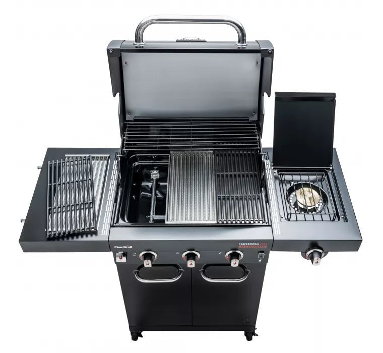 Barbecue a gas Char-Broil Professional Core B3 – 3 bruciatori, fornello laterale e TRU-Infrared - Outdoor Privé