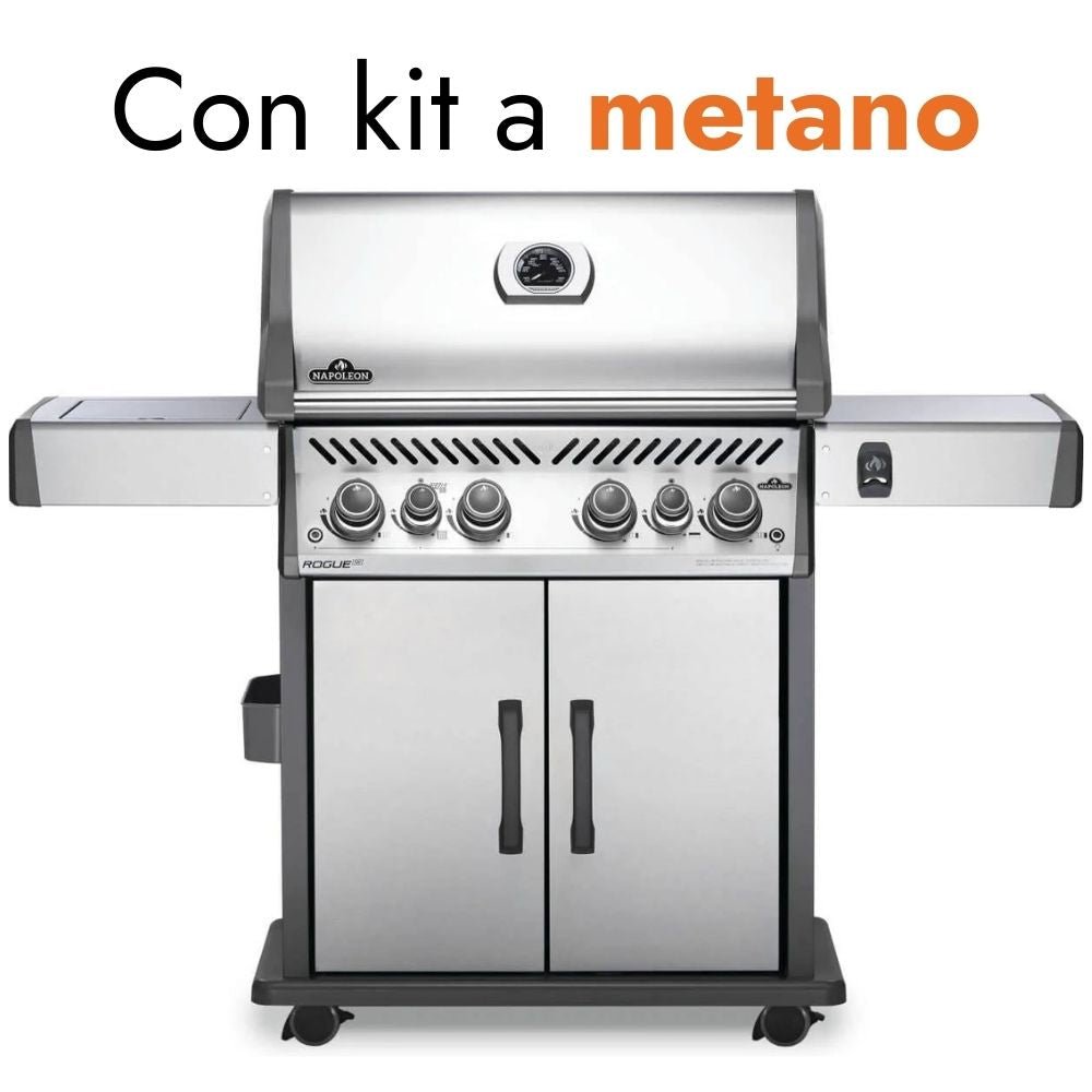 Barbecue a gas Napoleon Rogue RSE 525 RSIB con kit conversione metano - Outdoor Privé