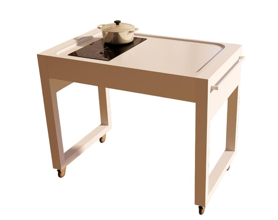 Cucina da esterno completa Extra Conero Basic 1.2 – Top Tecnoril® e induzione 2 zone - Outdoor Privé
