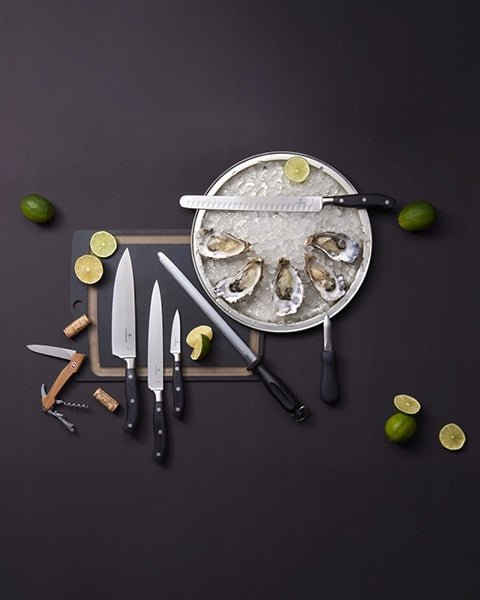 Set Cuoco 3 Coltelli Forgiati Victorinox Grand Maître - Nero - Outdoor Privé