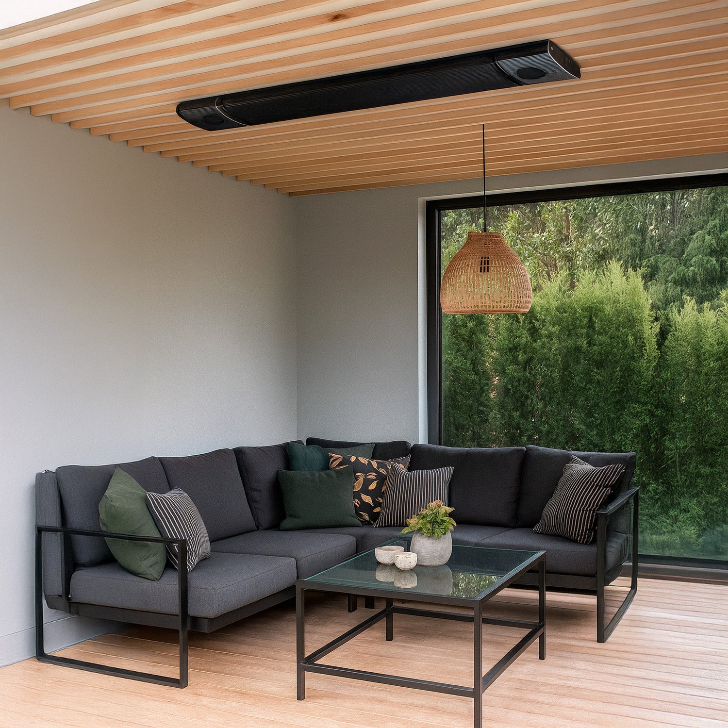 Riscaldatore a infrarossi SINED 1000W SOUND-MPC – Bluetooth, IPX4 - Outdoor Privé