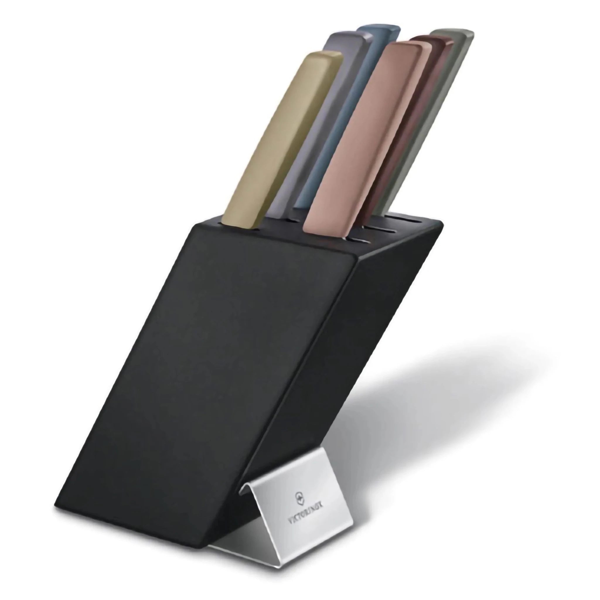 Ceppo coltelli Victorinox Swiss Modern – 6 pezzi colorati assortiti - Outdoor Privé