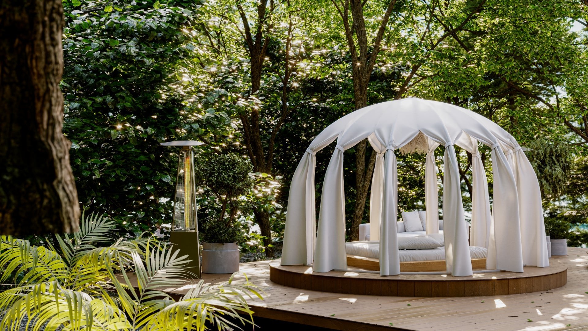 Igloo Solaris Bolla 300 Liberty 4,52 m² | Canopy estivo in tessuto - Outdoor Privé