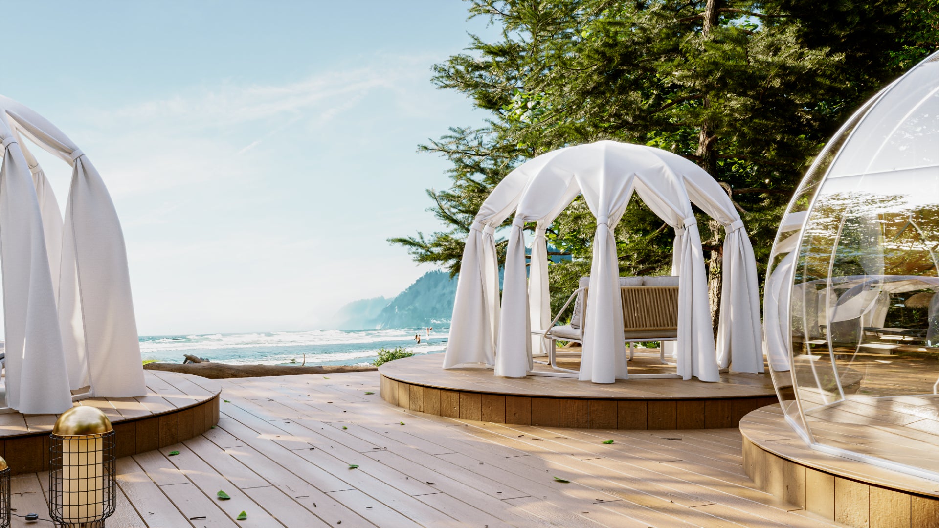 Igloo Solaris Bolla 300 Liberty 4,52 m² | Canopy estivo in tessuto - Outdoor Privé