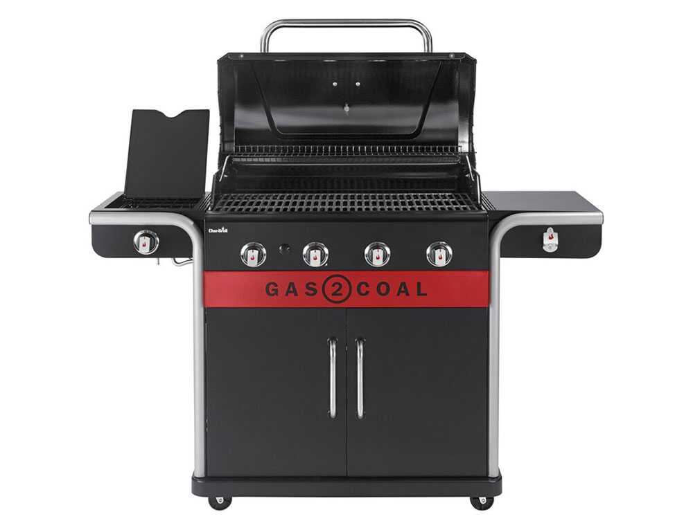 Barbecue Char-Broil Gas2Coal 2.0 4B – ibrido gas/carbone con 4 bruciatori - Outdoor Privé