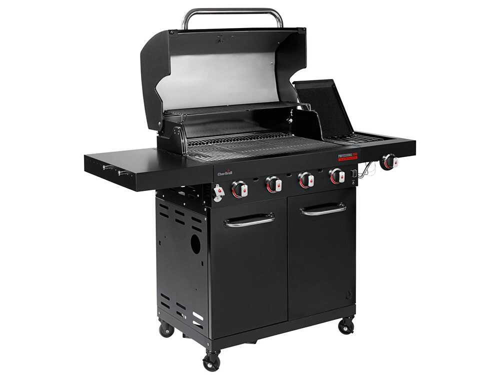 Barbecue a gas Char-Broil Professional Core B4 – 4 bruciatori, fornello laterale e TRU-Infrared - Outdoor Privé