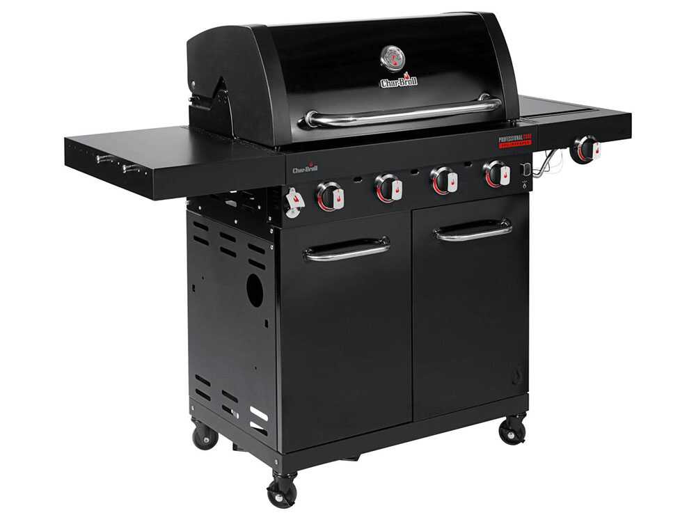 Barbecue a gas Char-Broil Professional Core B4 – 4 bruciatori, fornello laterale e TRU-Infrared - Outdoor Privé