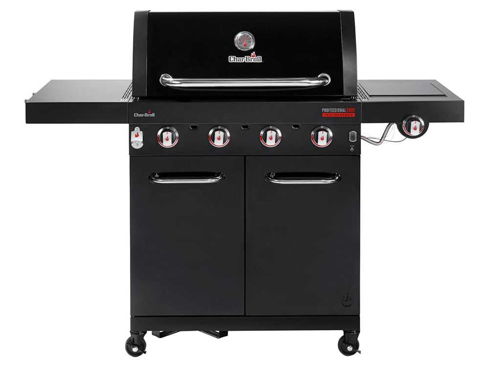 Barbecue a gas Char-Broil Professional Core B4 – 4 bruciatori, fornello laterale e TRU-Infrared - Outdoor Privé