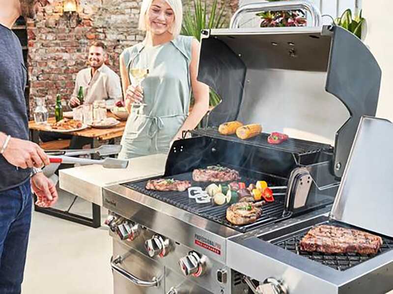 Barbecue a gas Char-Broil Professional Pro S3 – 3 bruciatori, TRU-Infrared e Sear Burner 900°C - Outdoor Privé
