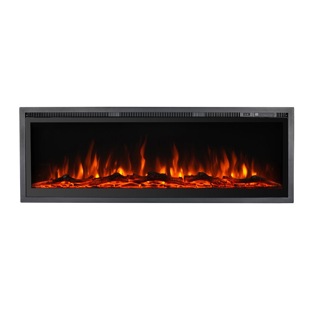 Camino elettrico Divina Fire Chicago 130 da parete e incasso frontale - Outdoor Privé